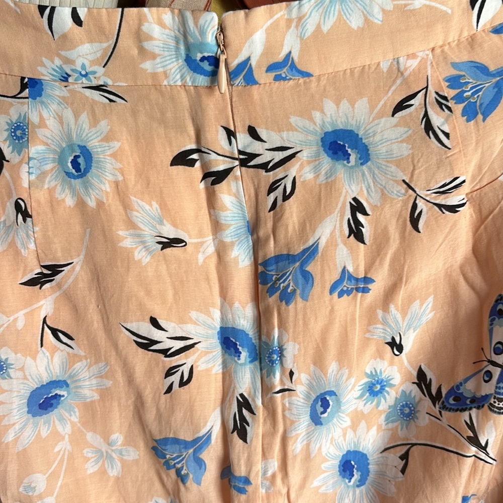 Ann Taylor floral tiered midi skirt 10 - Picture 2 of 4